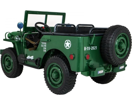 Дитяча акумуляторна військова машинка Retro Strong Military