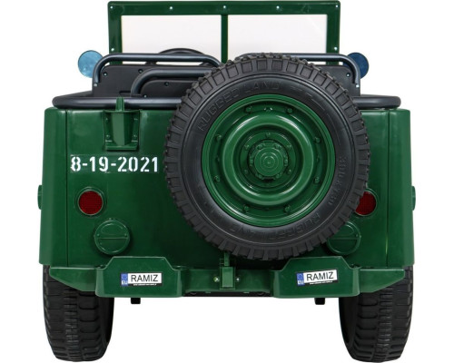 Дитяча акумуляторна військова машинка Retro Strong Military