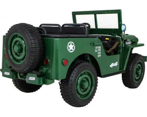 Дитяча акумуляторна військова машинка Retro Strong Military