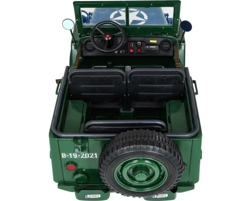 Дитяча акумуляторна військова машинка Retro Strong Military