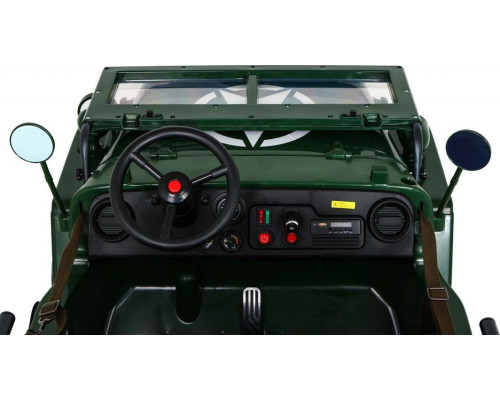 Дитяча акумуляторна військова машинка Retro Strong Military