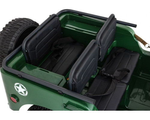 Дитяча акумуляторна військова машинка Retro Strong Military