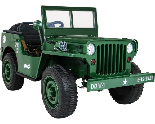 Дитяча акумуляторна військова машинка Retro Strong Military