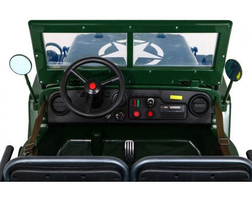 Дитяча акумуляторна військова машинка Retro Strong Military