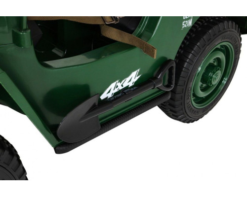 Дитяча акумуляторна військова машинка Retro Strong Military