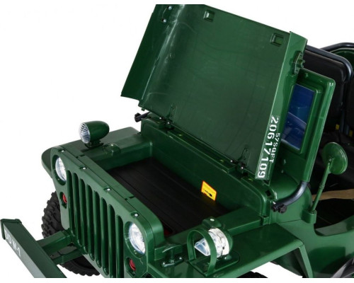 Дитяча акумуляторна військова машинка Retro Strong Military