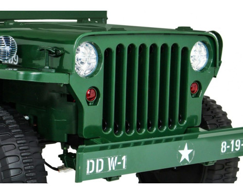 Дитяча акумуляторна військова машинка Retro Strong Military