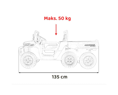 Дитяча акумуляторна вантажівка фермерська Speed 900 Зелена