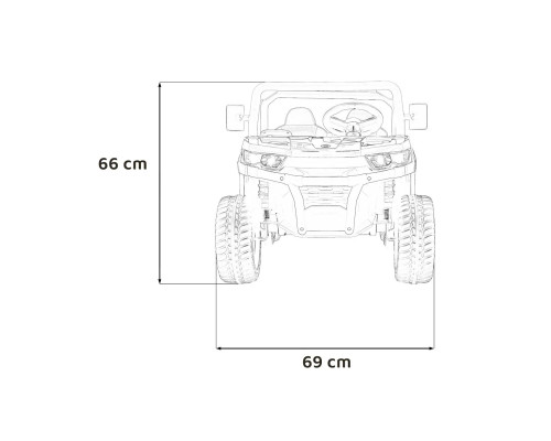 Дитяча акумуляторна вантажівка фермерська Speed 900 Зелена