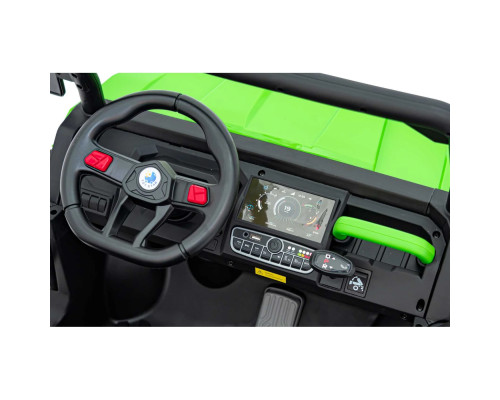 Дитяча акумуляторна вантажівка фермерська Speed 900 Зелена