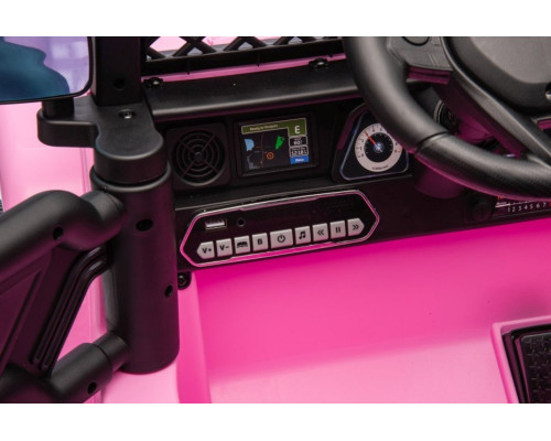 Дитячий акумуляторний позашляховик Off-Road CLIMBER Рожевий