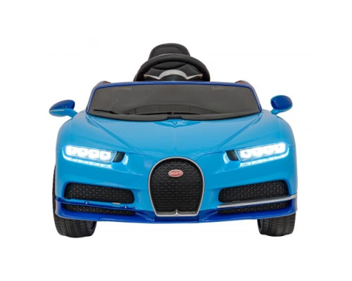 Дитяча акумуляторна машинка Bugatti Chiron Синя