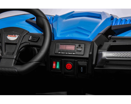 Дитячий акумуляторний квадроцикл UTV X3 Off-Road синій