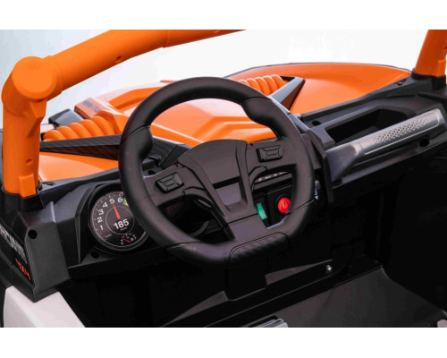 Дитячий акумуляторний квадроцикл UTV X3 Off-Road помаранчевий