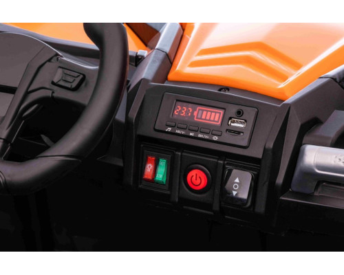 Дитячий акумуляторний квадроцикл UTV X3 Off-Road помаранчевий