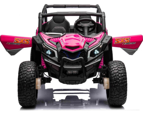 Дитяча акумуляторна машинка баггі UTV X3 Off-Road рожева