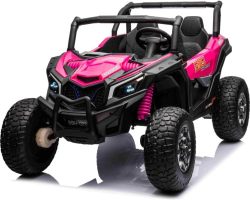 Дитяча акумуляторна машинка баггі UTV X3 Off-Road рожева