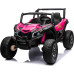 Дитяча акумуляторна машинка баггі UTV X3 Off-Road рожева