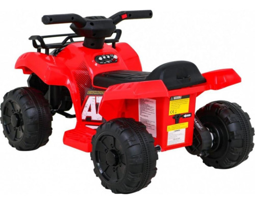 Дитячий акумуляторний квадроцикл Storm Червоний