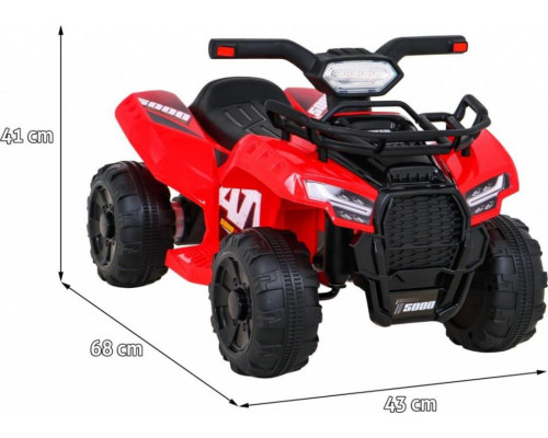 Дитячий акумуляторний квадроцикл Storm Червоний