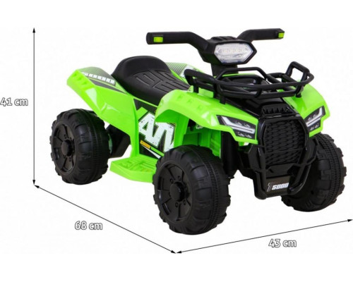 Дитячий акумуляторний квадроцикл Storm Зелений