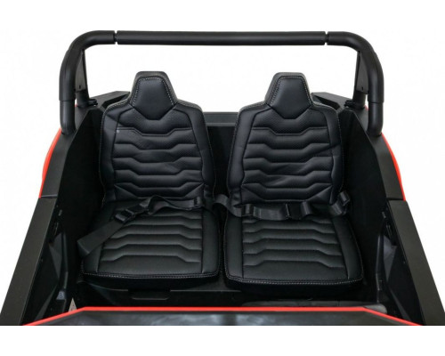 Дитяча акумуляторна машинка Баггі Strong Racing ATV для 2 дітей Червона