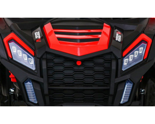 Дитяча акумуляторна машинка Баггі Strong Racing ATV для 2 дітей Червона