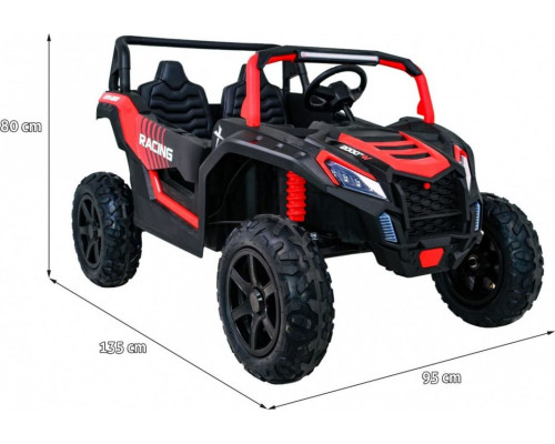 Дитяча акумуляторна машинка Баггі Strong Racing ATV для 2 дітей Червона