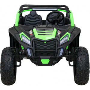 Дитяча акумуляторна машинка Баггі Strong Racing ATV для 2 дітей Зелена