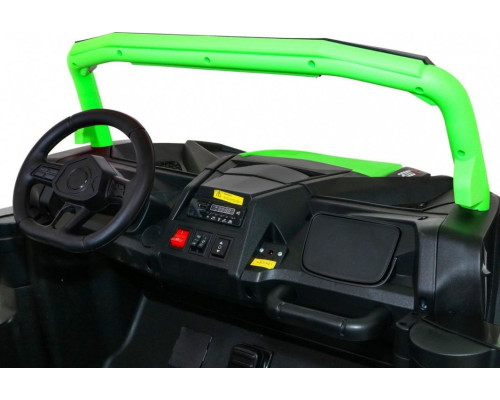 Дитяча акумуляторна машинка Баггі Strong Racing ATV для 2 дітей Зелена
