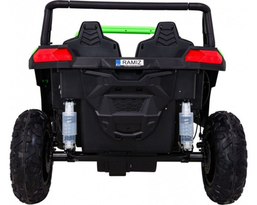 Дитяча акумуляторна машинка Баггі Strong Racing ATV для 2 дітей Зелена