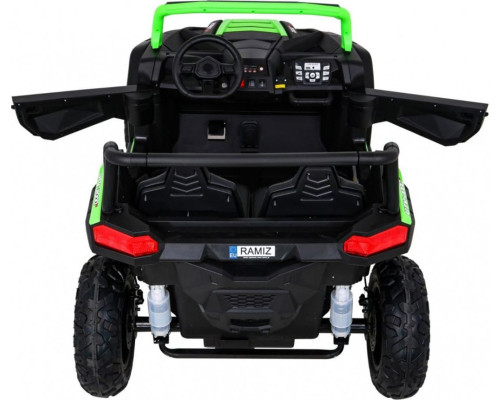 Дитяча акумуляторна машинка Баггі Strong Racing ATV для 2 дітей Зелена