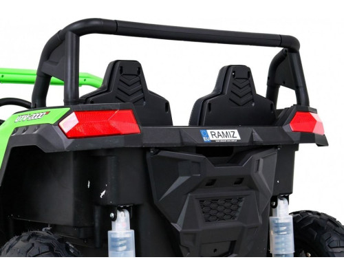 Дитяча акумуляторна машинка Баггі Strong Racing ATV для 2 дітей Зелена