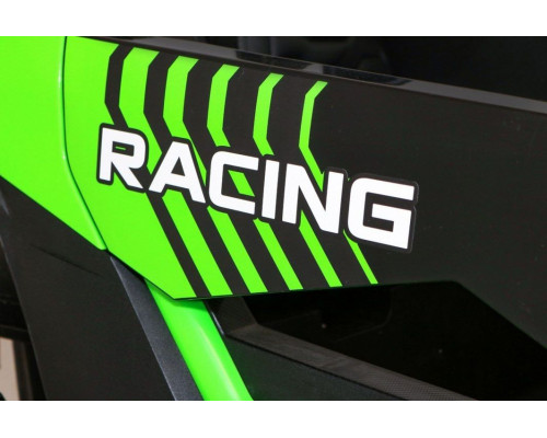 Дитяча акумуляторна машинка Баггі Strong Racing ATV для 2 дітей Зелена