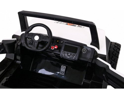 Дитяча акумуляторна машинка Баггі Clash Біла