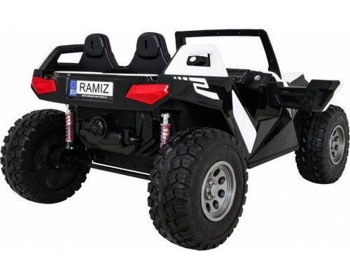 Дитяча акумуляторна машинка Баггі Clash Біла