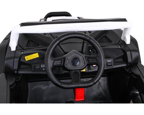 Дитяча акумуляторна машинка Баггі UTV 2000M Racing Battery Car, біла