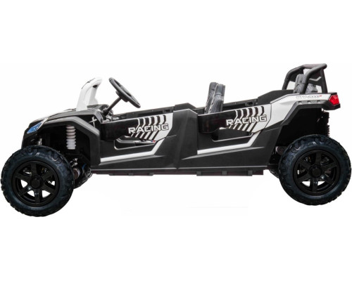 Дитяча акумуляторна машинка Баггі ATV RACING UTV2000 з літій-іонним акумулятором, біла