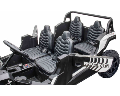 Дитяча акумуляторна машинка Баггі ATV RACING UTV2000 з літій-іонним акумулятором, біла