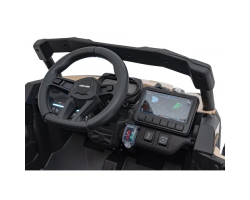 Дитячий акумуляторний квадроцикл CAN-AM Maverick Чорний