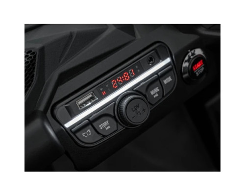 Дитячий акумуляторний квадроцикл CAN-AM Maverick Чорний