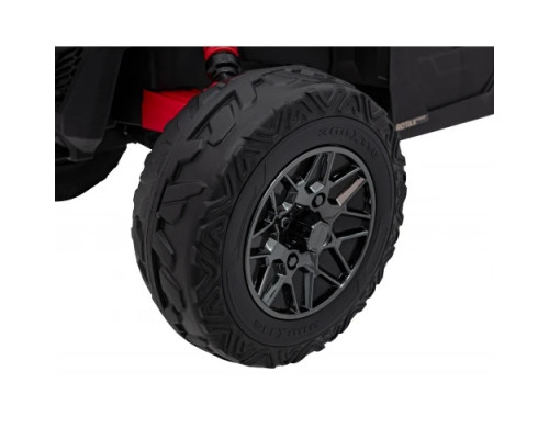 Дитячий акумуляторний квадроцикл CAN-AM Maverick Чорний