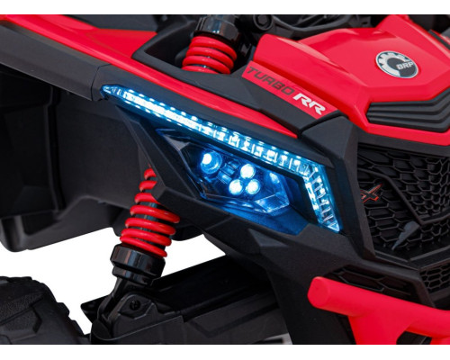 Дитячий акумуляторний квадроцикл CAN-AM Maverick Червоний