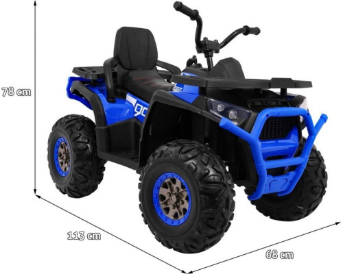 Дитячий акумуляторний квадроцикл Quad ATV Desert Синій