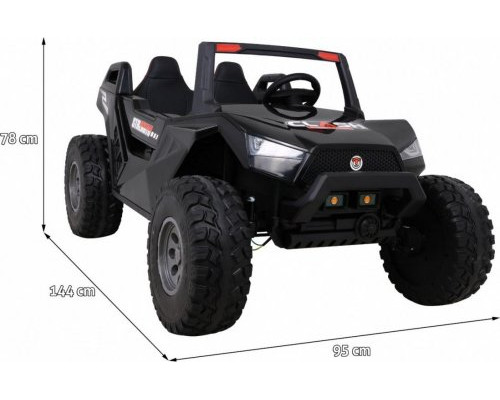 Дитяча акумуляторна машинка баггі Clash 4x4 Чорна