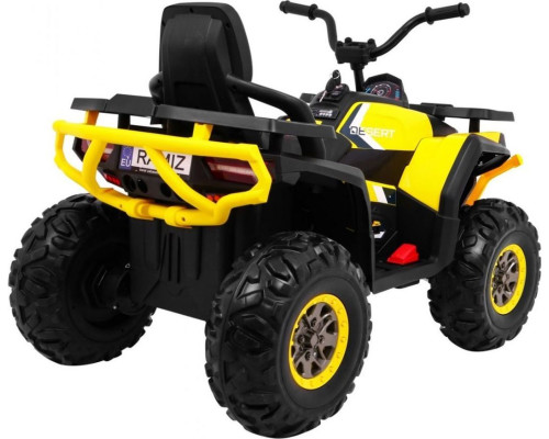 Дитячий акумуляторний квадроцикл Quad ATV Desert Жовтий