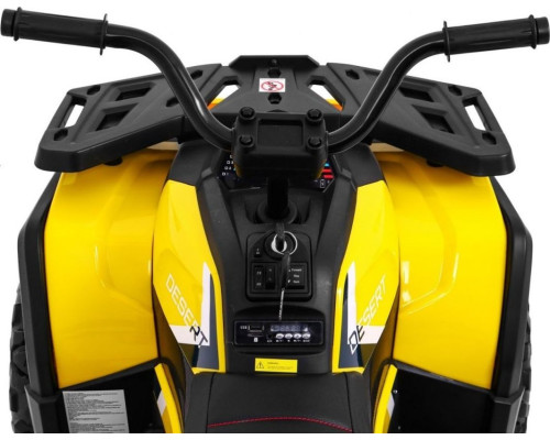 Дитячий акумуляторний квадроцикл Quad ATV Desert Жовтий