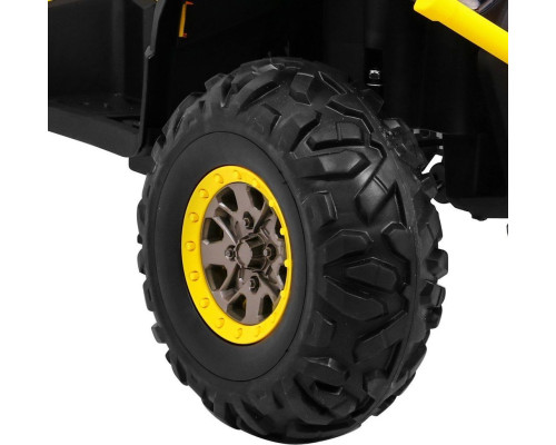 Дитячий акумуляторний квадроцикл Quad ATV Desert Жовтий