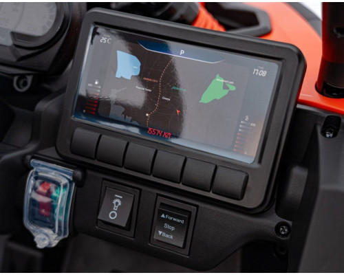 Дитячий акумуляторний квадроцикл CAN-AM Maverick Orange