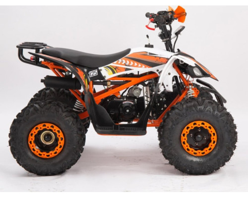 Дитячий акумуляторний квадроцикл моторизований DESERT STORM помаранчевий